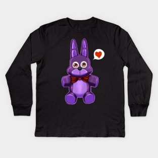 FNAF: Bonnie Plush Kids Long Sleeve T-Shirt